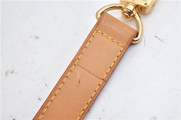 Authentic Louis Vuitton Leather Shoulder Strap Beige 34.3-45.7" LV 0418D