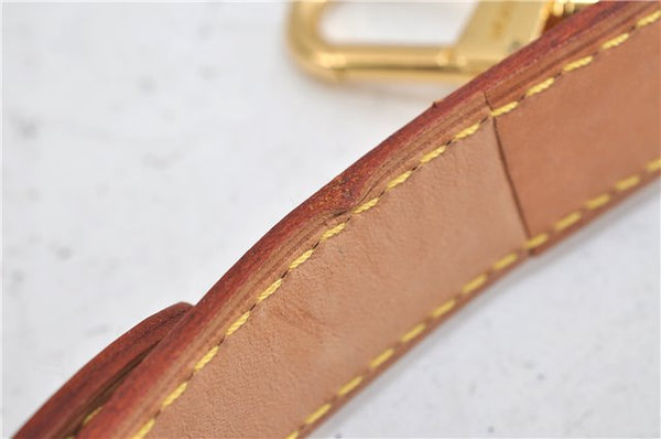 Authentic Louis Vuitton Leather Shoulder Strap Beige 34.3-45.7" LV 0418D