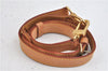 Authentic Louis Vuitton Leather Shoulder Strap Beige 34.3-45.7" LV 0418D