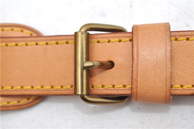 Authentic Louis Vuitton Leather Shoulder Strap Beige 36.2-42.9