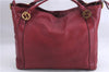 Authentic GUCCI Miss GG 2Way Hand Shoulder Bag Leather 323675 Red 0420E