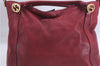 Authentic GUCCI Miss GG 2Way Hand Shoulder Bag Leather 323675 Red 0420E