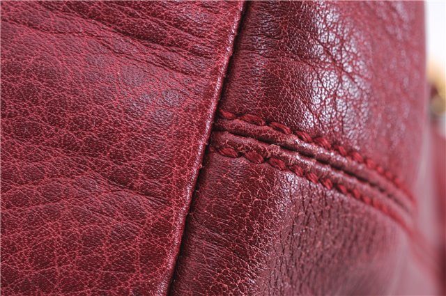 Authentic GUCCI Miss GG 2Way Hand Shoulder Bag Leather 323675 Red 0420E