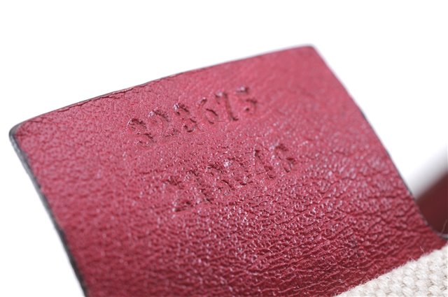 Authentic GUCCI Miss GG 2Way Hand Shoulder Bag Leather 323675 Red 0420E