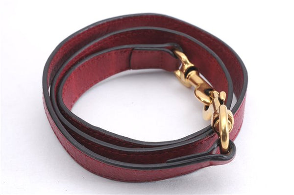 Authentic GUCCI Miss GG 2Way Hand Shoulder Bag Leather 323675 Red 0420E