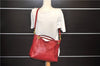 Authentic GUCCI Miss GG 2Way Hand Shoulder Bag Leather 323675 Red 0420E