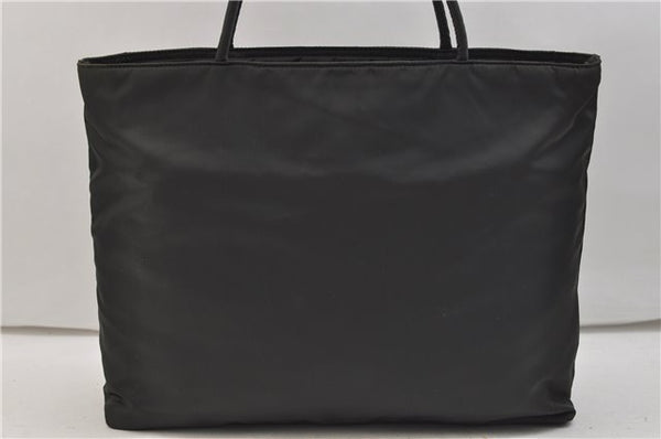 Authentic PRADA Vintage Nylon Shoulder Tote Bag Green 0421E
