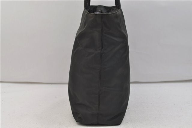 Authentic PRADA Vintage Nylon Shoulder Tote Bag Green 0421E
