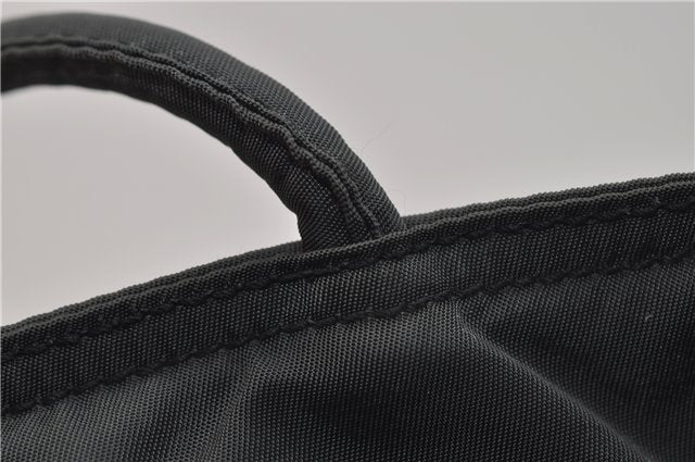 Authentic PRADA Vintage Nylon Shoulder Tote Bag Green 0421E