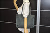 Authentic PRADA Vintage Nylon Shoulder Tote Bag Green 0421E