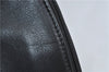 Authentic GUCCI Bamboo Shoulder Hand Bag Leather Black Junk 0422D