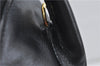 Authentic GUCCI Bamboo Shoulder Hand Bag Leather Black Junk 0422D