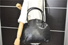 Authentic GUCCI Bamboo Shoulder Hand Bag Leather Black Junk 0422D