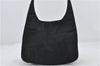 Authentic GUCCI Shoulder Hand Bag Purse Nylon Leather 0013708 Black 0423E