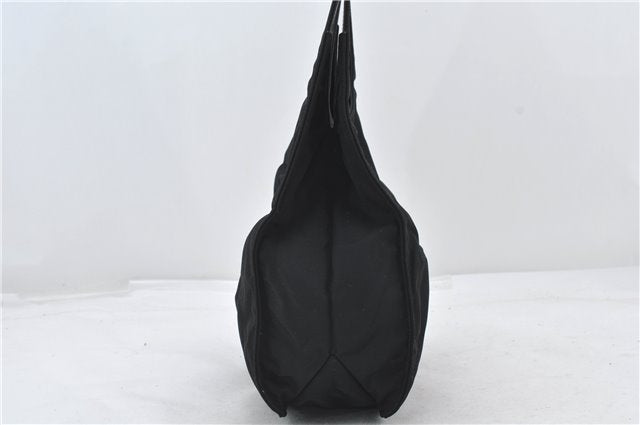 Authentic GUCCI Shoulder Hand Bag Purse Nylon Leather 0013708 Black 0423E