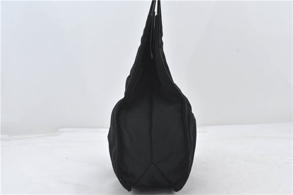 Authentic GUCCI Shoulder Hand Bag Purse Nylon Leather 0013708 Black 0423E