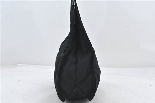 Authentic GUCCI Shoulder Hand Bag Purse Nylon Leather 0013708 Black 0423E