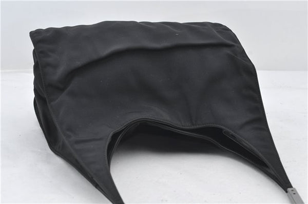 Authentic GUCCI Shoulder Hand Bag Purse Nylon Leather 0013708 Black 0423E