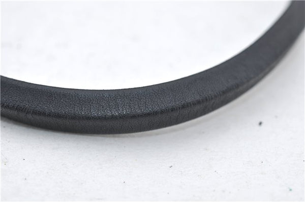 Authentic GUCCI Shoulder Hand Bag Purse Nylon Leather 0013708 Black 0423E