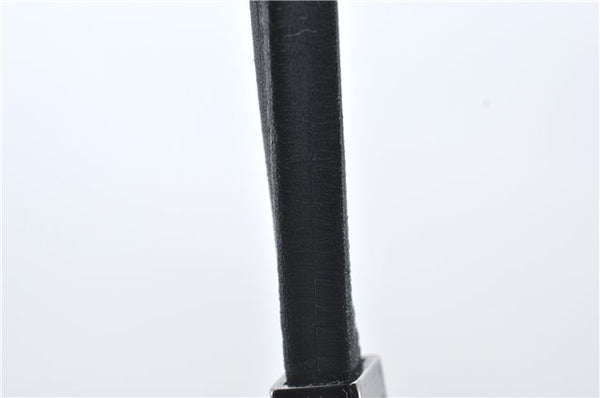 Authentic GUCCI Shoulder Hand Bag Purse Nylon Leather 0013708 Black 0423E