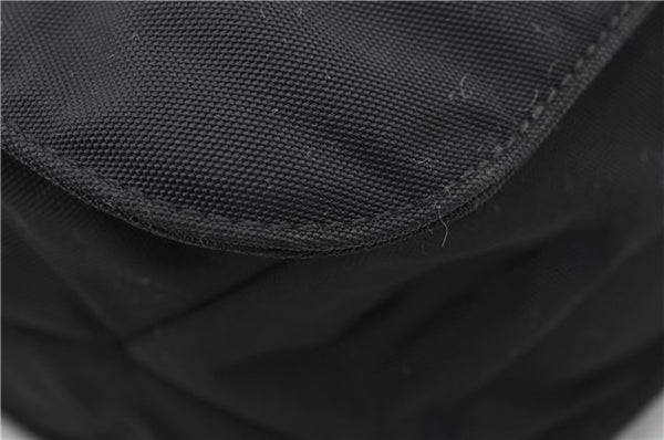 Authentic GUCCI Shoulder Hand Bag Purse Nylon Leather 0013708 Black 0423E