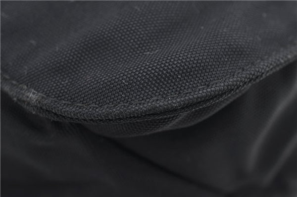 Authentic GUCCI Shoulder Hand Bag Purse Nylon Leather 0013708 Black 0423E