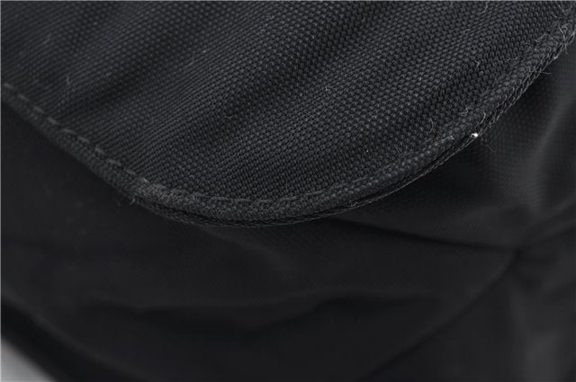 Authentic GUCCI Shoulder Hand Bag Purse Nylon Leather 0013708 Black 0423E