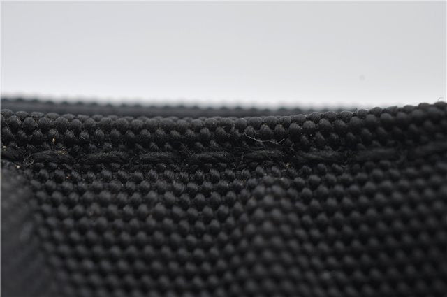 Authentic GUCCI Shoulder Hand Bag Purse Nylon Leather 0013708 Black 0423E