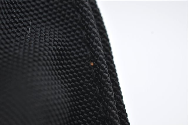 Authentic GUCCI Shoulder Hand Bag Purse Nylon Leather 0013708 Black 0423E