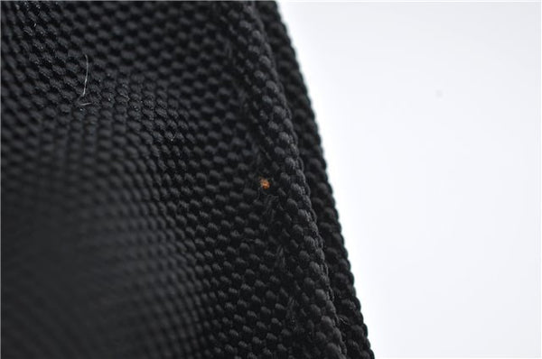 Authentic GUCCI Shoulder Hand Bag Purse Nylon Leather 0013708 Black 0423E