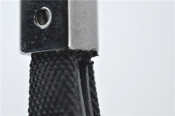 Authentic GUCCI Shoulder Hand Bag Purse Nylon Leather 0013708 Black 0423E