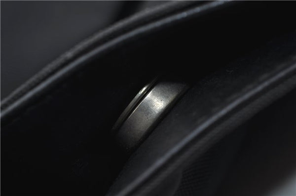 Authentic GUCCI Shoulder Hand Bag Purse Nylon Leather 0013708 Black 0423E