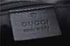 Authentic GUCCI Shoulder Hand Bag Purse Nylon Leather 0013708 Black 0423E