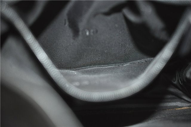 Authentic GUCCI Shoulder Hand Bag Purse Nylon Leather 0013708 Black 0423E