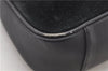 Authentic GUCCI Bamboo 2Way Shoulder Bag Suede Leather Black Junk 0424D