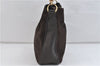 Authentic GUCCI Bamboo 2Way Shoulder Hand Bag Purse Suede Leather Brown 0426D