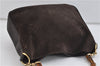 Authentic GUCCI Bamboo 2Way Shoulder Hand Bag Purse Suede Leather Brown 0426D