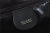 Authentic GUCCI Bamboo 2Way Shoulder Hand Bag Purse Suede Leather Brown 0426D