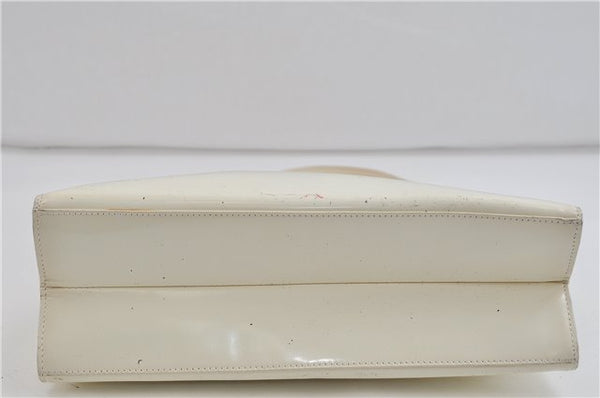 Authentic GUCCI Shoulder Hand Bag Leather Ivory Junk 0427D