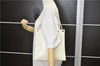 Authentic GUCCI Shoulder Hand Bag Leather Ivory Junk 0427D