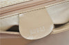 Authentic GUCCI Shoulder Hand Bag Leather Beige 0428D