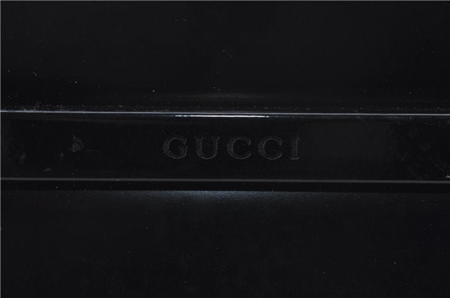 Authentic GUCCI Shoulder Tote Bag Purse Leather Black 0429D