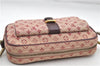 Auth Louis Vuitton Monogram Mini Juliet MM Shoulder Cross Bag M92219 Pink 0429E