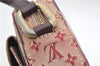 Auth Louis Vuitton Monogram Mini Juliet MM Shoulder Cross Bag M92219 Pink 0429E