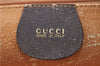 Authentic GUCCI Bamboo 2way Hand Shoulder Bag Purse Leather Brown Junk 0430D