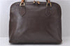 Authentic GUCCI Bamboo 2way Hand Shoulder Bag Purse Leather Brown Junk 0431D