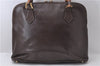 Authentic GUCCI Bamboo 2way Hand Shoulder Bag Purse Leather Brown Junk 0431D