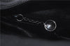 Authentic GUCCI Bamboo Hand Bag Purse Satin Enamel Black 0432D