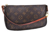 Authentic Louis Vuitton Monogram Pochette Accessoires Pouch M51980 LV 0432E