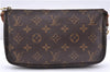 Authentic Louis Vuitton Monogram Pochette Accessoires Pouch M51980 LV 0432E